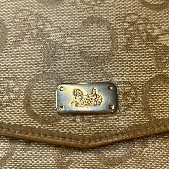 Celine PVC Brown Signature Wallet - Picture 3 of 10